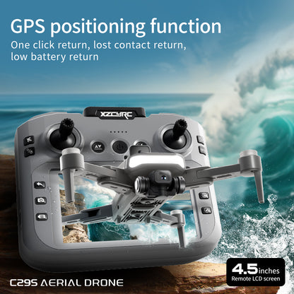 C29s Drone with Dual Camera, Intelligent GPS Positioning & One Key Return, Stable Drone