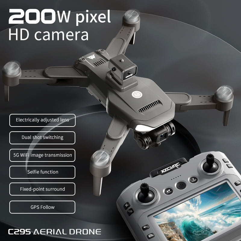 C29s Drone with Dual Camera, Intelligent GPS Positioning & One Key Return, Stable Drone