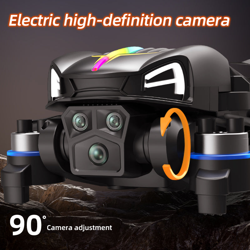 C28s Drone with Dual Cameras, GPS Positioning, 4.5-in Remote Control Screen, Beginner-friendly