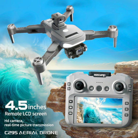 C29s Drone with 4K Cameras, Drone with 4.5inch Remote Control Screen, Altitude Hold, One-Key Take Off/Landing, Christmas Gifts for Kids, Beginner